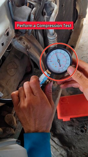 How to Perform a Compression Test. 1.Remove one spark plug and make a note of which cylinder it is. 2.Install the adapter that matches the plug threads into the cylinder head. 3.The adapter needs to seal to the head. 4.Crank the engine using the starter. 5.Read the gauge and take note of the pressure #reels #mechanic #engine #compression #fypシ | Car Tips Tv