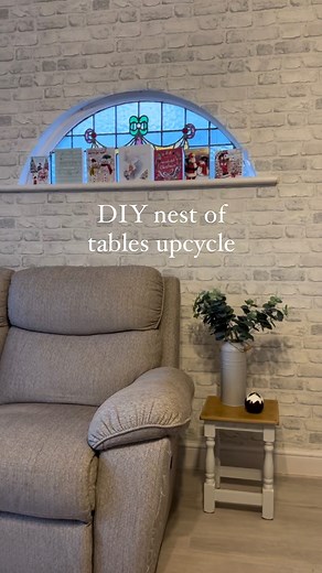 Same nest of tables, new look 😍 This was a super fun upcycle for my parents and I’ve got another coming in March similar too! I used left over sugar soap wipes to clean them, gave the top a good sanding using my @blackanddeckeruk mouse sander then painted the legs with @frenchicpaint “lazy range” as it’s self priming and self levelling then the final stage was some finishing coat 👏🏼 What do you think? #upcycledfurniture #upcycle #furnituremakeover #diyblogger #diyvideos | Jenshomejournal