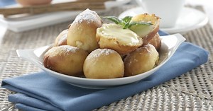 Beignets au chocolat blanc