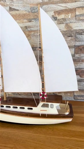 Sailboat Models , Handmade Wooden Sail Boat Model 12 Inç , Sailing Gift , Large Size Wood Sailboat Model - Etsy