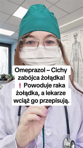 Dr. Prosto Z Wątroby 😎 on Instagram: "Omeprazol – Cichy zabójca żołądka! ❗Powoduje raka żołądka, a lekarze wciąż go przepisują. 🧾Mówią ci, że jest „bezpieczny”, ale prawda jest inna… ✍️Ryzyko raka żołądka rośnie o +244% już po roku brania. 😱Skutki uboczne, o których NIGDY ci nie mówią: 🔷Zanik błony śluzowej 🔷Infekcje bakteryjne (H. pylori) 🔷Braki witamin …i początek procesu rakowego. A tymczasem… miliony Polaków biorą go codziennie, myśląc, że to nic groźnego. 🚫Dość tych kłamstw. Tak, są 