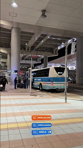 Where to find buses in Kansai International Airport #kansai #japanairport