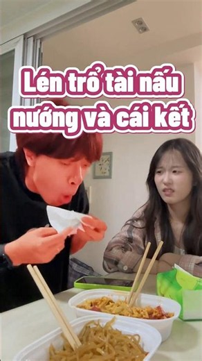 Nấu xong giả vờ là đồ ăn đặt thử lòng crush 🤣