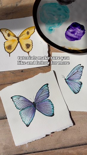 Watercolor Butterfly Painting Tutorial