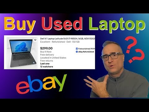 How to buy a QUALITY used Laptop for CHEAP from ebay or amazon!