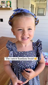 Rocking the bandana braid today! #girlshairstyles #bandanabraid | The Dashleys