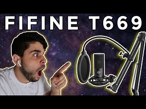 FIFINE STUDIO CONDENSER USB MICROPHONE KIT UNBOXING & REVIEW - FIFINE T669