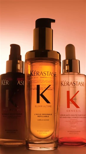 Meet the iconic must-have trio for the ultimate #GoodHairDay. ✨ Elixir Ultime L’Huile Originale to smooth against frizz, protect against heat, and add unforgettable shine. 🌱 Genesis Serum Anti-Chute Fortifiant to reinforce fragile roots for fuller hair 🌙 8H Magic Night Serum to nourish dry strands while you sleep Discover more on: https://www.lazada.sg/shop/kerastase? #Kerastase #KerastaseSG #KerastaseGenesis #Nutritive #ElixirUltime #8HrMagicNightSerum #Haircare | Kérastase