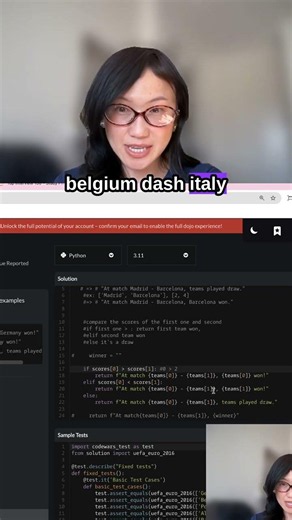 Walking through the code example #coding