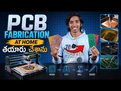 Make Your Own PCB at Home | Complete Guide | Telugu Experiments | DIY PCB Fabrication