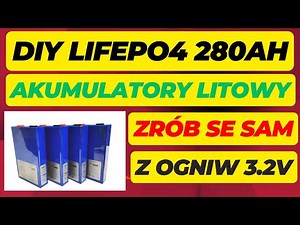 DIY LiFePO4 Do It Yourself Lithium Battery with 280Ah Cells. S5E025