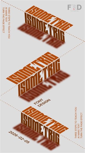 Isometric Text Effect in Adobe Illustrator CC Tutuorial