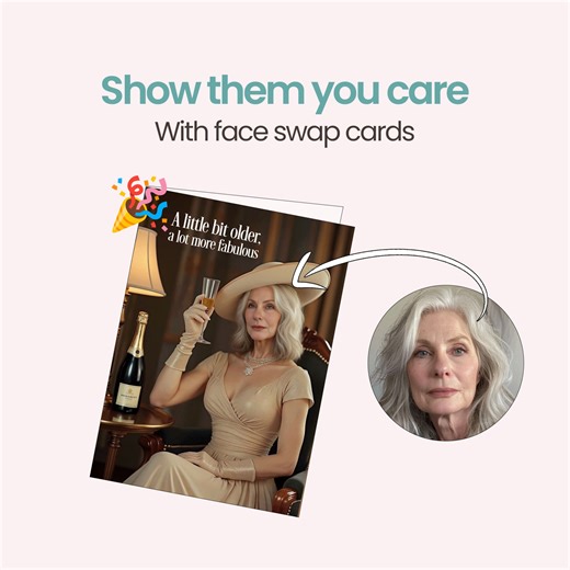 Not just any card, this one has their face on ✨ | Lookalikey