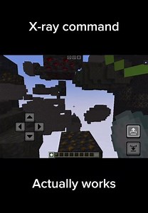 Minecraft X-ray command#commandblock#minecraft