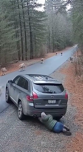 Wolves Running at Full Speed — Caught on Camera 🚨