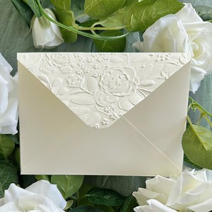 4x6 Envelope Packs Embossed (multi Flower Pattern) - Etsy