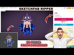 "How to Download FREE 3D Sketchfab Paid Models & Textures 🚀 | Sketchfab Script Tutorial 2025"