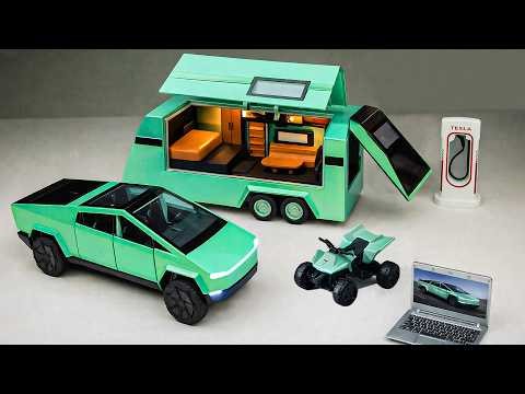 Unboxing of Mini Tesla Cybertruck 1:18 Scale Diecast | Highly Detailed Model | Realistic Diecast