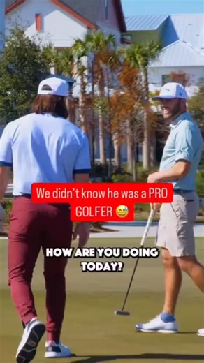 “I’m offended you didn’t recognize me.” 😅 We called out Ryan thinking he was an average golfer like us, and turned out he is a Pro golfer…. He still said he was down for a challenge so we did a 2v1 him vs the divot dudes. Part 1👀. #golf #golfswing #golftips | Divot Dudes Golf