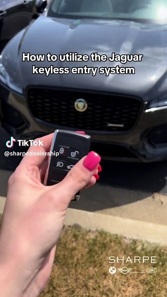 How to utilize the Jaguar keyless entry system #jaguarusa #keylessentry #cartips #cartutorial