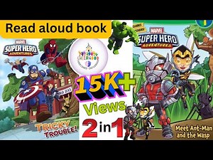 2-in1 Read Aloud Marvel Superheroes | Read Aloud Story Book | Level 1 readers | For Kids & toddler |