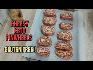 Easy Keto & Gluten-Free Ground Beef Pinwheels | Stuffed with Ham & Cheese!