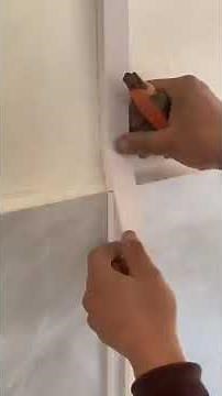 How you install the pvc cabrl trunking and make it look nice and tidy