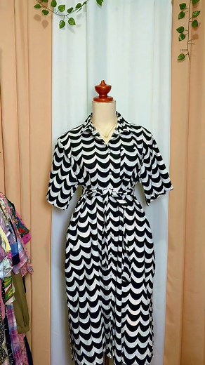 3 comments | This is a Uniqlo x Marimekko women's short-sleeve linen blend shirt dress with a black and white geometric wave pattern. Size: L-XL Mine for only ₱350.00 Brandnew  | 푱풐풚풄풆 푭풂풄풕풐풓풚 | Facebook