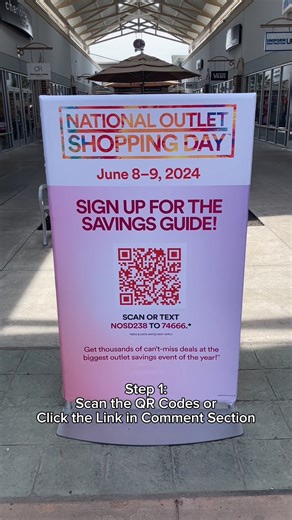 So, we heard you wanted the National Outlet Shopping Day™ savings guide! #NationalOutletShoppingDay #NOSD #ShoppinginHouston #HoustonPremiumOutlets | Houston Premium Outlets