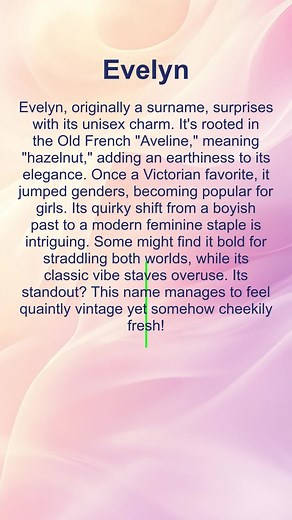 Evelyn: Meaning and Story Behind the Name