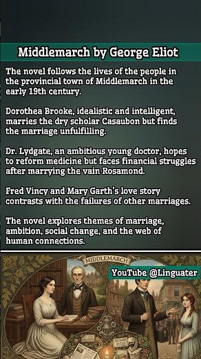 Middlemarch by George Eliot Summary and Analysis | Quick Book Recap