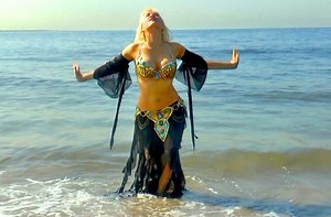 "New Day" - Neon - belly dance music video, Brighton Beach, New York