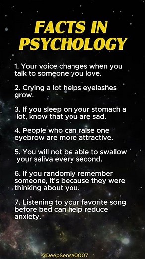 Psychology Facts That Will Blow Your Mind #psycholgyfacts #facts #amazingfacts
