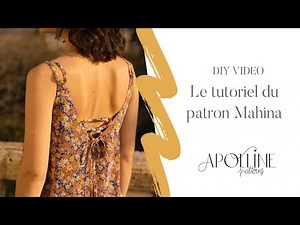Coudre le top ou robe MAHINA avec Apolline Patterns