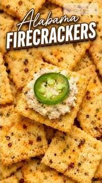 Alabama Fire Crackers🔥The BEST spicy tuna cracker snack! #shorts #fyp #tasty #foodie