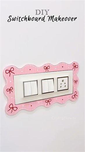 DIY Using Only Cardboard 😱✨ | Switchboard Makeover #diy #craft #shorts