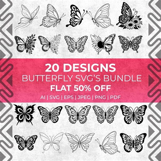 Butterfly SVG | Butterfly SVG Bundle | Floral Butterfly SVG | Line Art Butterfly Svg | Layered Butterfly Svg |butterfly Png - Etsy