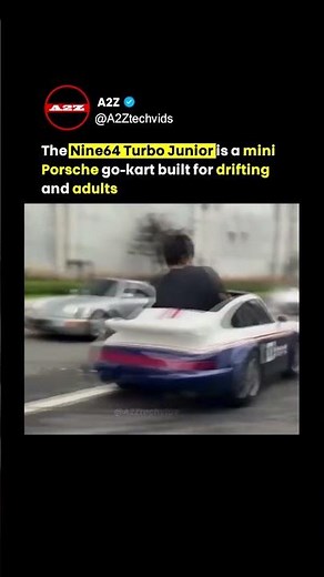 This Mini Porsche Go-Kart is Built for ADULT Drifting