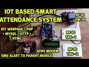 IoT Based Smart Attendance System | Attendance System Based On RFID Project Using IOT