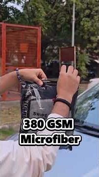Every microfiber has a different use case. Choose the right GSM cloth for your needs. #automobile