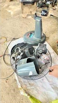 How to Assemble an Electric Fan Easily from A to Z #fanrepair #electricfan #diy