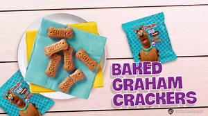 Kellogg's SCOOBY-DOO! Baked Graham Cracker Snacks, Lunch Box Snacks, Kids Snacks, Honey, 11oz Box (1 Box)