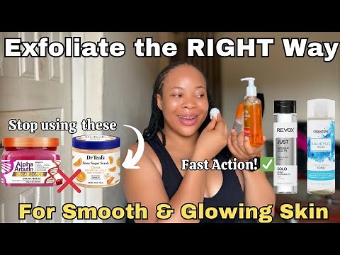 How to Properly Exfoliate Your Face for Radiant Skin | Best Chemical Exfoliants for Every Skin Type!