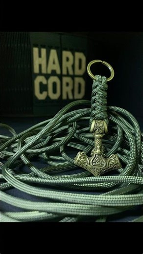 Paracord Keychain Mjolnir #keychain #paracordkeychain #hardcordua #mjolnir