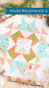 🙌🏼This is week 7 and Block 3 for the Moda Blockheads BOM! This block took me almost 2 hours and I had a slight mistake 😂 Let me know where you start to notice my little mishap!⁠⁠⁠⁠#KimberlyJolly #FatQuarterShop #Sewing #Quilting #QuiltersofTikTok | Fat Quarter Shop