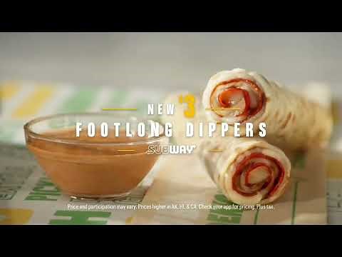 Subway Commercial 2024 - (USA) • $3 Footlong Dippers