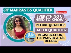 🔥 IIT Madras Qualifier , Re-Attempt ,Scores , Results, Syllabus, Subjects to be Chosen, Fee Waiver🔥