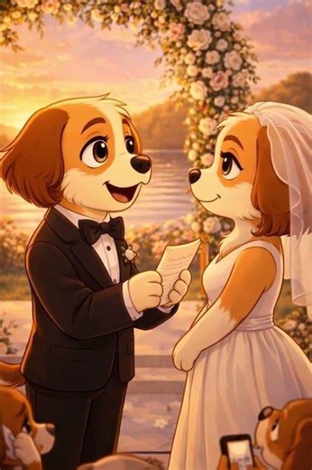 Dog Wedding Vows But He Starts Singing | Punjabi Love Song #punjabilovesong #romanticpunjabisong