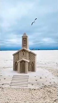 "Pro Artist Builds the Most Beautiful Sand Castles Ever 🏖️✨ | #SandArt#BeachVibes#CreativeGenius
