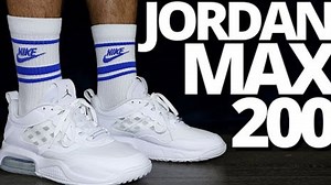 Nike Jordan Max 200 White On-Foot Review